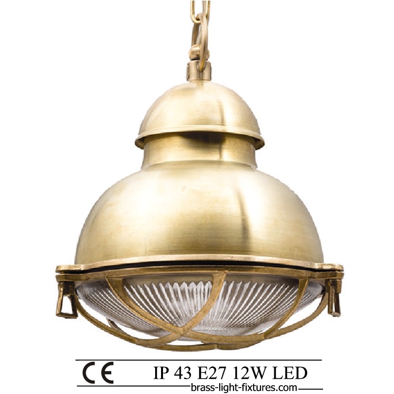 Industrial style pendant light.