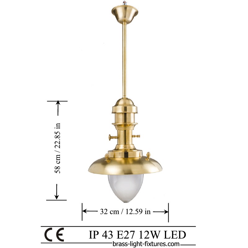 Kitchen Island Pendant Light Single, Brass Pendant Light Fixtures