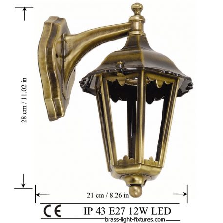 Traditional Antique Brass Lamp. Made of Brass in Brass Antique Finish. ART BR488K Brass Antique - Image 2